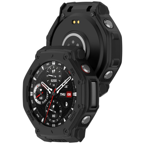Θήκη Προστασίας Amazfit T-REX 3 με Ανοιχτό Σχεδιασμό - Μαύρη 1
