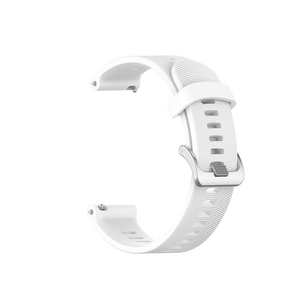 Watch Strap For Garmin Forerunner 245 Silicone 20 Mm White 7314280376117