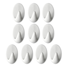 10er-Pack selbstklebende Wandhaken S
