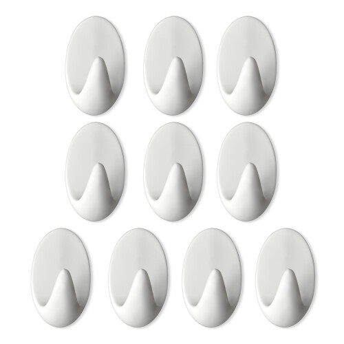 10er-Pack selbstklebende Wandhaken  S