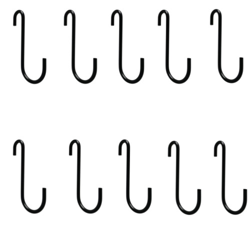 S-förmige Haken, robuste Metallhaken, 10er-Pack  S