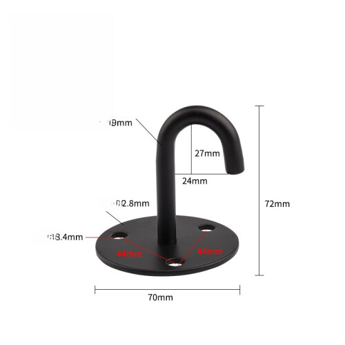 Heavy Duty J-Hook Stainless Steel Ceiling Hook  L