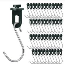 Gewächshaus-Aufhängeklammern mit S-Haken (50 Stück)