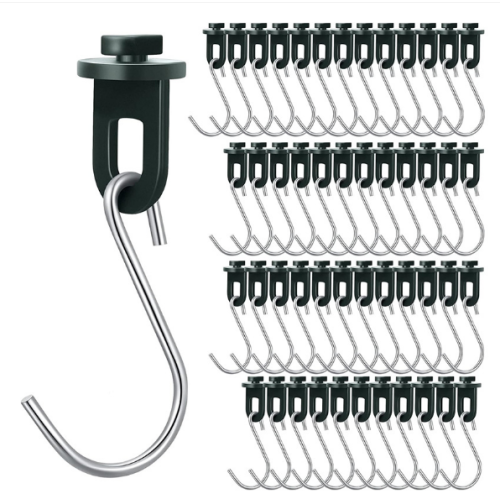 Greenhouse clamps with S-hooks, 50-pack