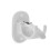 Stabile und diskrete Gardinenstangenhalterungen, 2er-Pack White 2