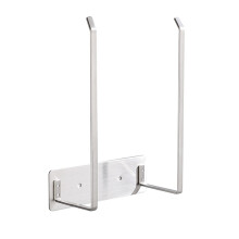 Wandmontierter Becherdeckelhalter - Edelstahl-Organizer Silver
