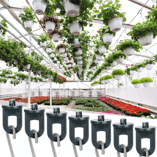 Greenhouse clamps with S-hooks, 50-pack 1