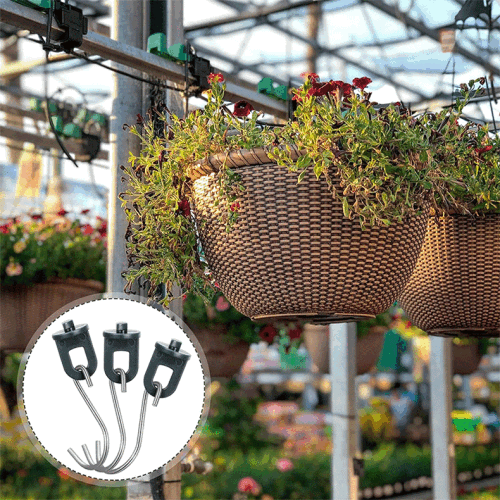 Greenhouse clamps with S-hooks, 50-pack 2