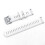 Uhrenarmband für Garmin Forerunner 245 Silikon White 20 mm 6