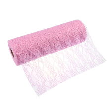 Lace Strip Spitzenband Besatz Rosa