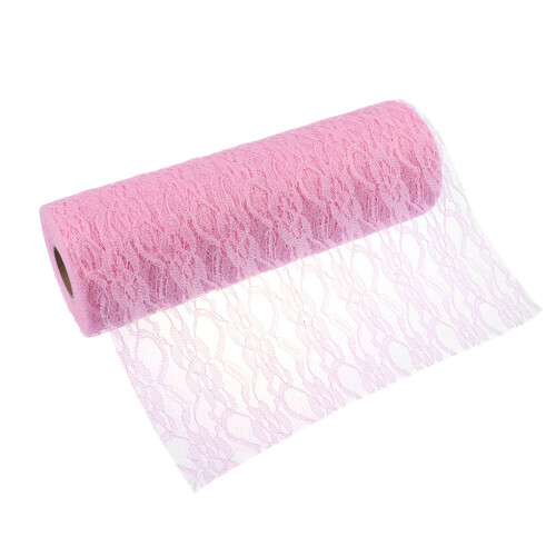 Lace Strip Spitzenband Besatz Rosa