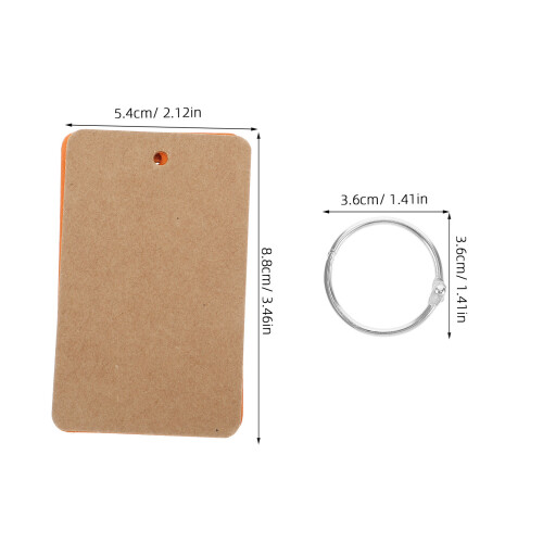 Cute Index Karten Orange 50 1