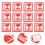 1000 Breekbaar Stickers Waarschuwingslabel 4