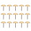 100 Bekledingsnagels Duim Messing Speld 2