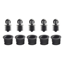 DIY Audio Speaker Grill Guides 10-Piece Plastic Ball Socket Buckle Kit For Cabinet Installation Black A32