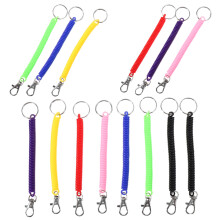 Schlüsselanhänger Halter Spiralfeder Rosa 14