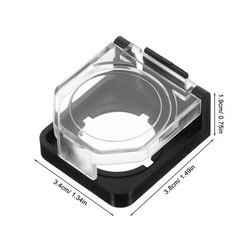 4 Taster Schutzabdeckung Motor Start Stopp Transparent 1