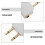 4 Vliegtuig Headphone Plug Adapter Oortelefoon Aansluiting 7
