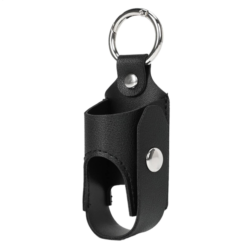 Portable Inhaler Holder Leather Black - Multi-Purpose Storage For Home, School, Camping, Travel, Business Trip