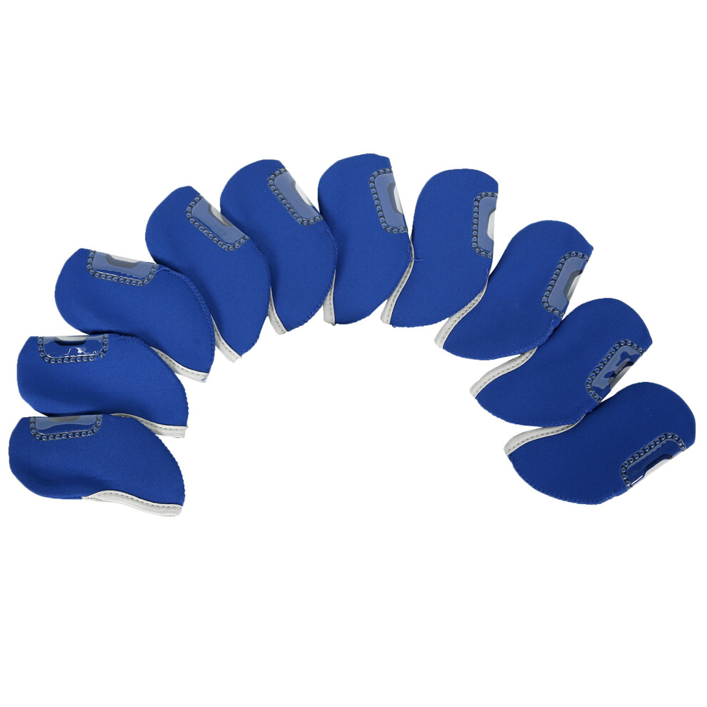 10Pcs Golf Iron Headcover Thick Neoprene Golf Iron-Royal blue-image-OPC-PM5X7RF-NEW