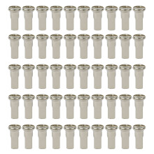 50Pcs/Set Bicycles Spoke Cap Steel Metal-50pc 12G silver 13mm