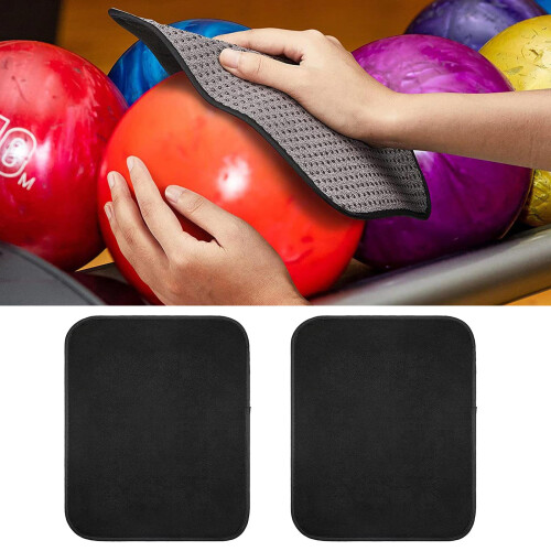 2Pcs/set Microfiber Bowling Towel, 10x8 Inch Bowling Microfiber 1