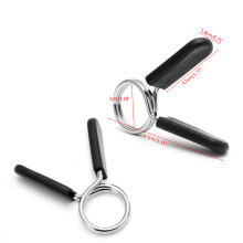 2Pcs 30mm Barbell Gym Weight Lifting Bar Dumbbell Lock-Silver