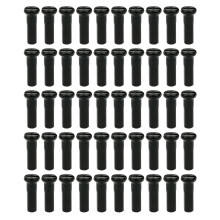 50Pcs Mountain Bike Bicycles Spoke Cap-50pc 14G black 14mm