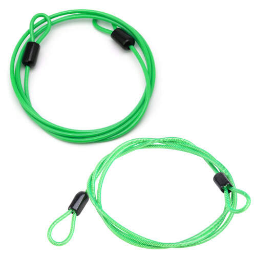 Security Cable Lock Safety Lightweight Luggage Lock Cable-Clear 1