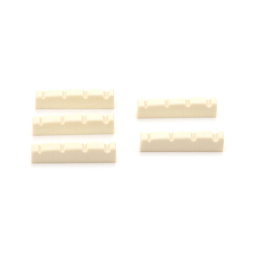 5Pcs Guitar String Nut, 4 String Guitar Nut ABS Guitar Bass