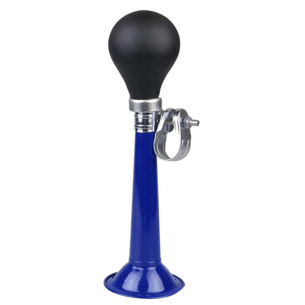 Bike Metal Air Horn Bicycles Bells With Rubber Squeeze- Blue 7696000172996