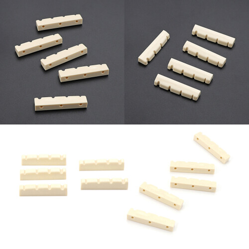5Pcs Guitar String Nut, 4 String Guitar Nut ABS Guitar Bass 1