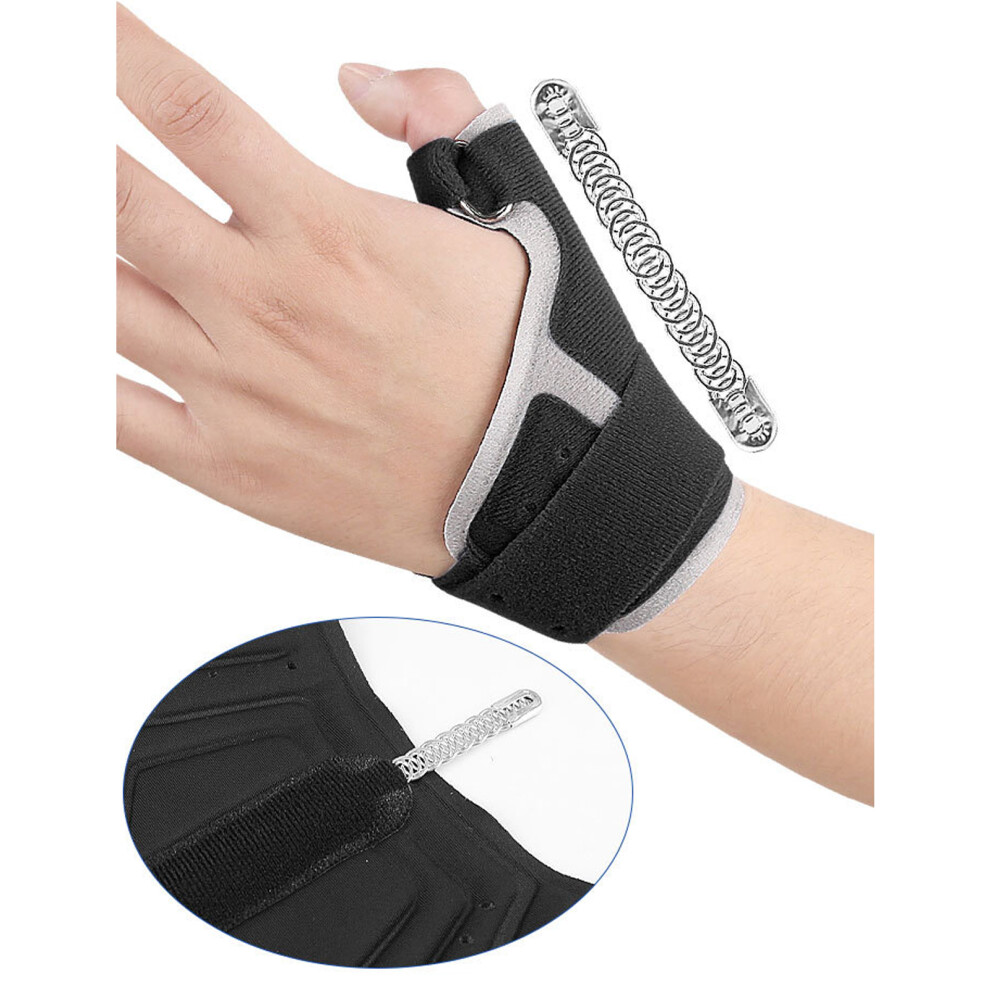 Comfortable Wrist Thumb Support Thumb Brace, Fit on Left-Black
