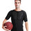 Mens Padded Compression T-Shirt Rib Chest Protector for-L 6