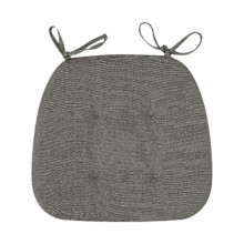 (Black) Chair Cushion Stool Cushion Multipurpose with Ties Anti Slip Seat Cushion Chair Pad for Garden Home Decor Office Kitchen