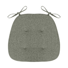 (Green) Chair Cushion Stool Cushion Multipurpose with Ties Anti Slip Seat Cushion Chair Pad for Garden Home Decor Office Kitchen