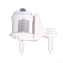 Concealed Toilet Cistern Dual Flush Pneumatic Button Switch Panel White Plastic Replacement Accessory Easy Fit