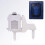 Concealed Toilet Cistern Dual Flush Pneumatic Button Switch Panel White Plastic Replacement Accessory Easy Fit 2