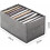 Bins For Organization, Multi-Functional Compartment Storage Box, Denim Layered Jeans Organizer, Large Gray Fabric 4