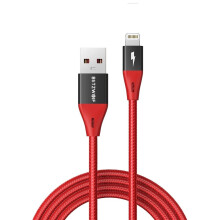 [5PCS] BlitzWolf BW MF10 Pro 2.4A for Lightning to USB Cable With MFi Certified 1.8m 6ft For iPhone Charger Cable Data Transfer Cord For iPhone 12 1