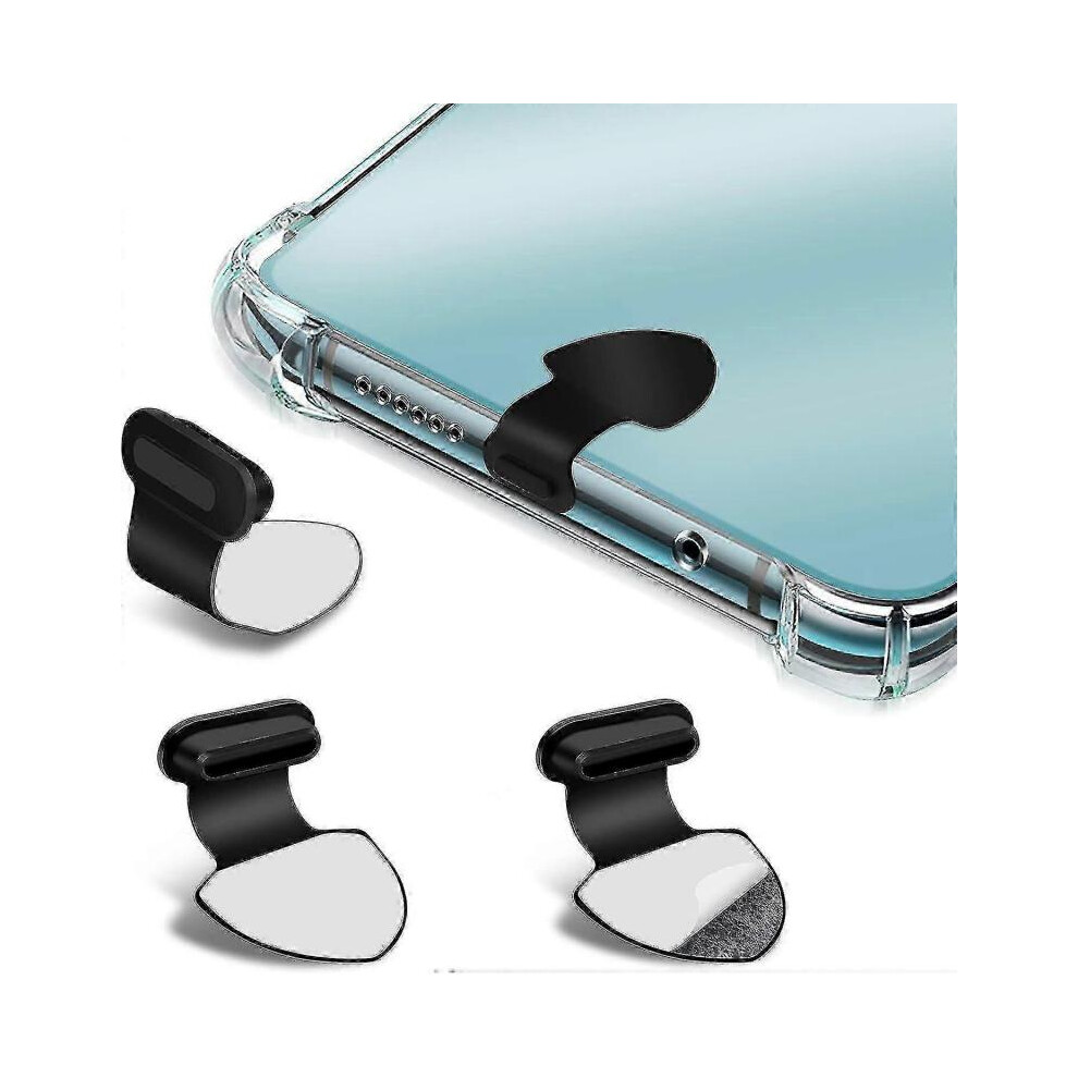 3 Pack Silicone Dust Plugs For Usb C Port For Mobile Phone And Smartphone In Shield Shape - Ya