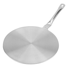 Stainless Steel Heat Diffuser Plate For Gas Electric Induction Cookers 20cm With Heat Proof Handle