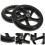 2Pcs PU Scooter Wheels High Elastic Wear-Resistant Black Replacement 9