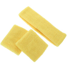 2 Sets Atmungsaktives Headband Und Schweißableitende Bänder Für Frauen