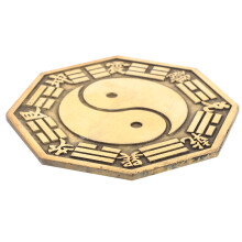 3Stk Metall Bagua Spiegel Feng Shui Kompakt Schminkspiegel
