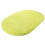 Waschbare Badematte Oval Aus Schafwolle Grün 1 5