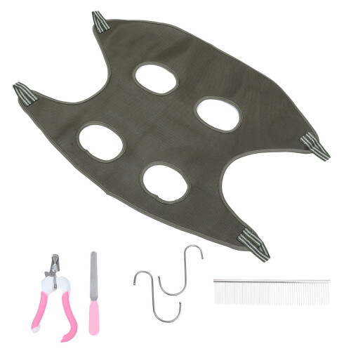 1Set Haustierpflege Hängematte Nagelschere