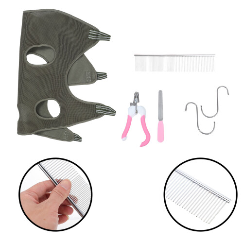 1Set Haustierpflege Hängematte Nagelschere 2