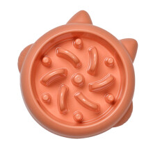 Pet Intelligence Slow Food Teller Orange 1 Set