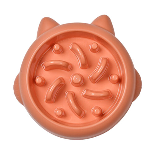 Pet Intelligence Slow Food Teller Orange 1 Set 1